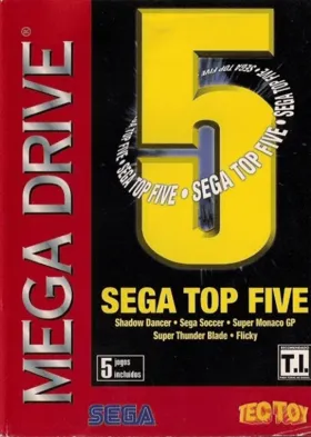 Sega Top Five (Brazil) box cover front